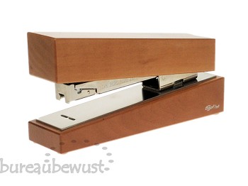 'St-O-L' design nietmachine, perenhout met RVS